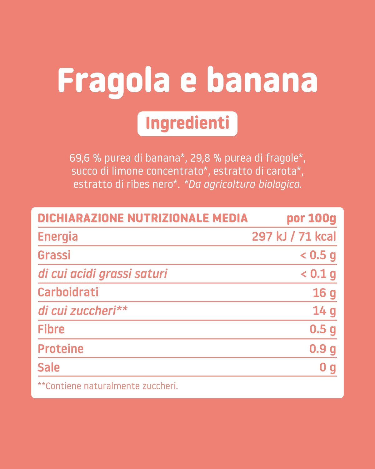 Pouch fragola e banana