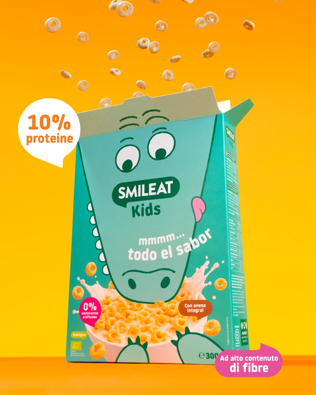 Cereali Smileat Kids Aroma Lampone