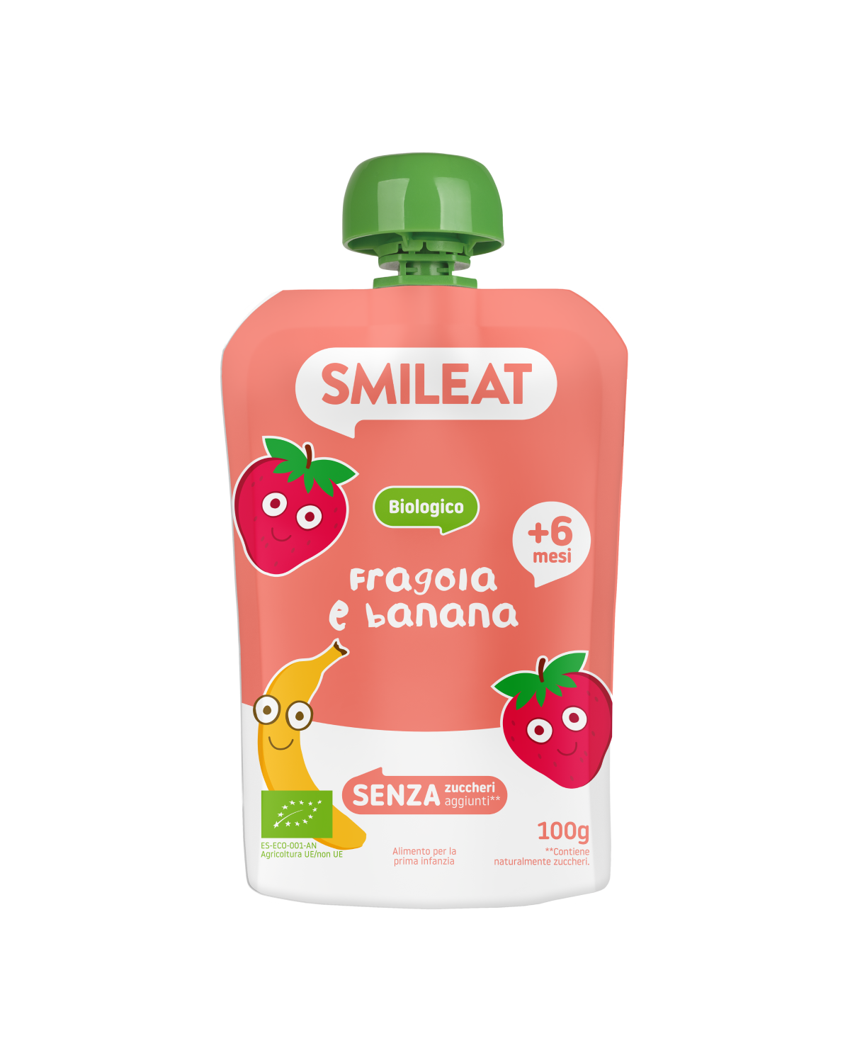Pouch fragola e banana