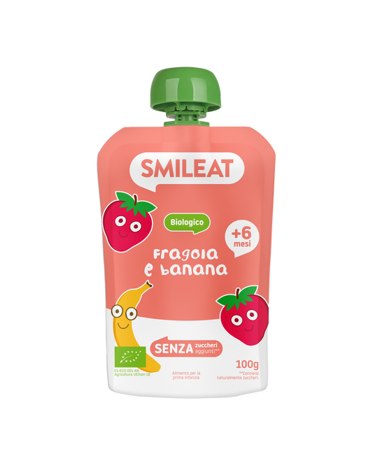 Pouch fragola e banana
