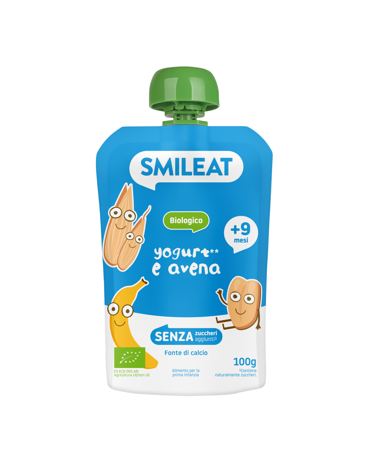 Pouch yogurt e avena