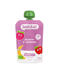 Pouch yogurt e lamponi