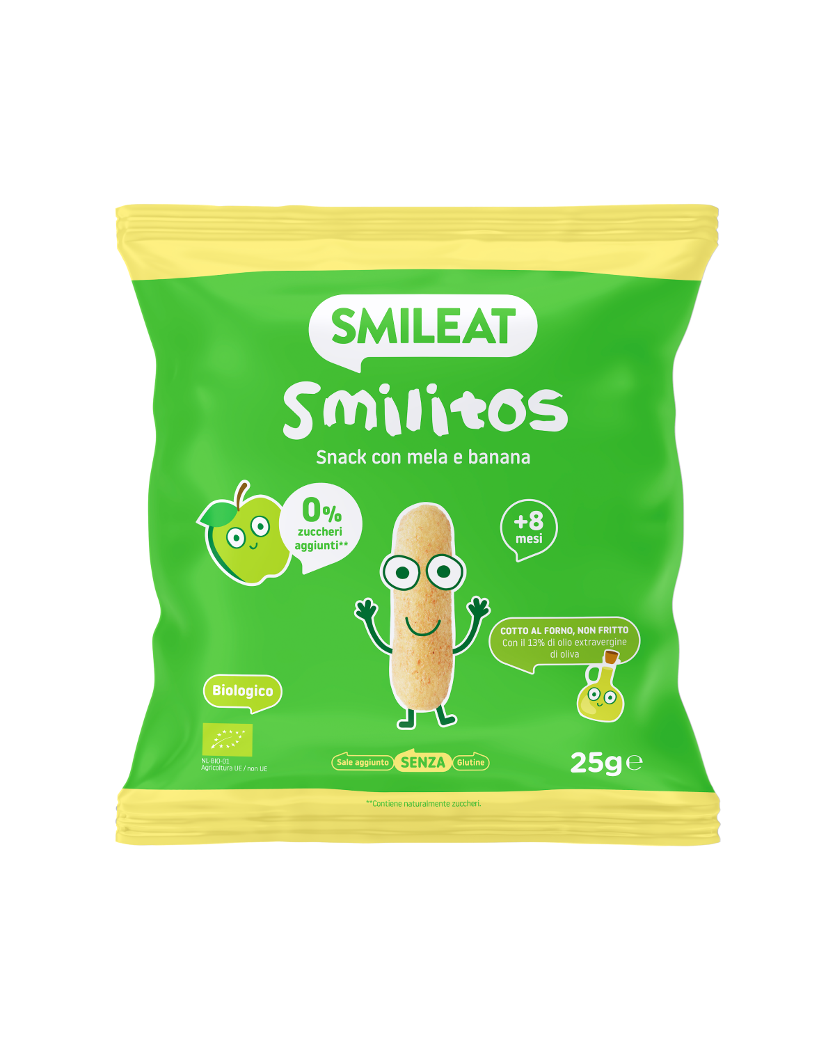 Smilitos snack con mela e banana