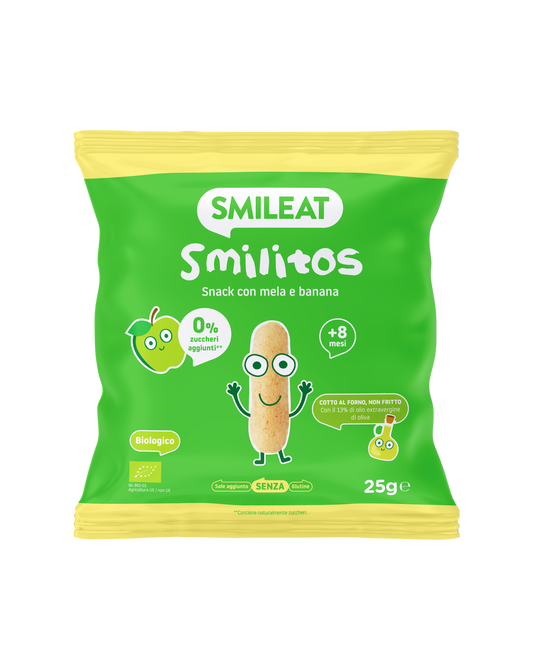 Smilitos snack con mela e banana