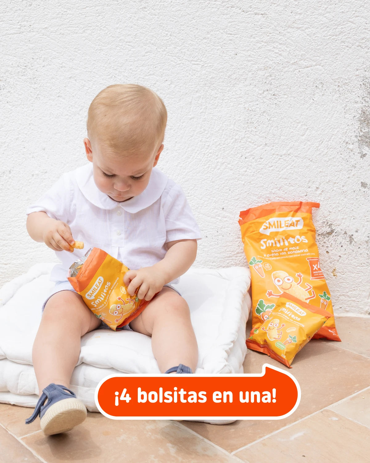 Smilitos snack di mais e avena con carota