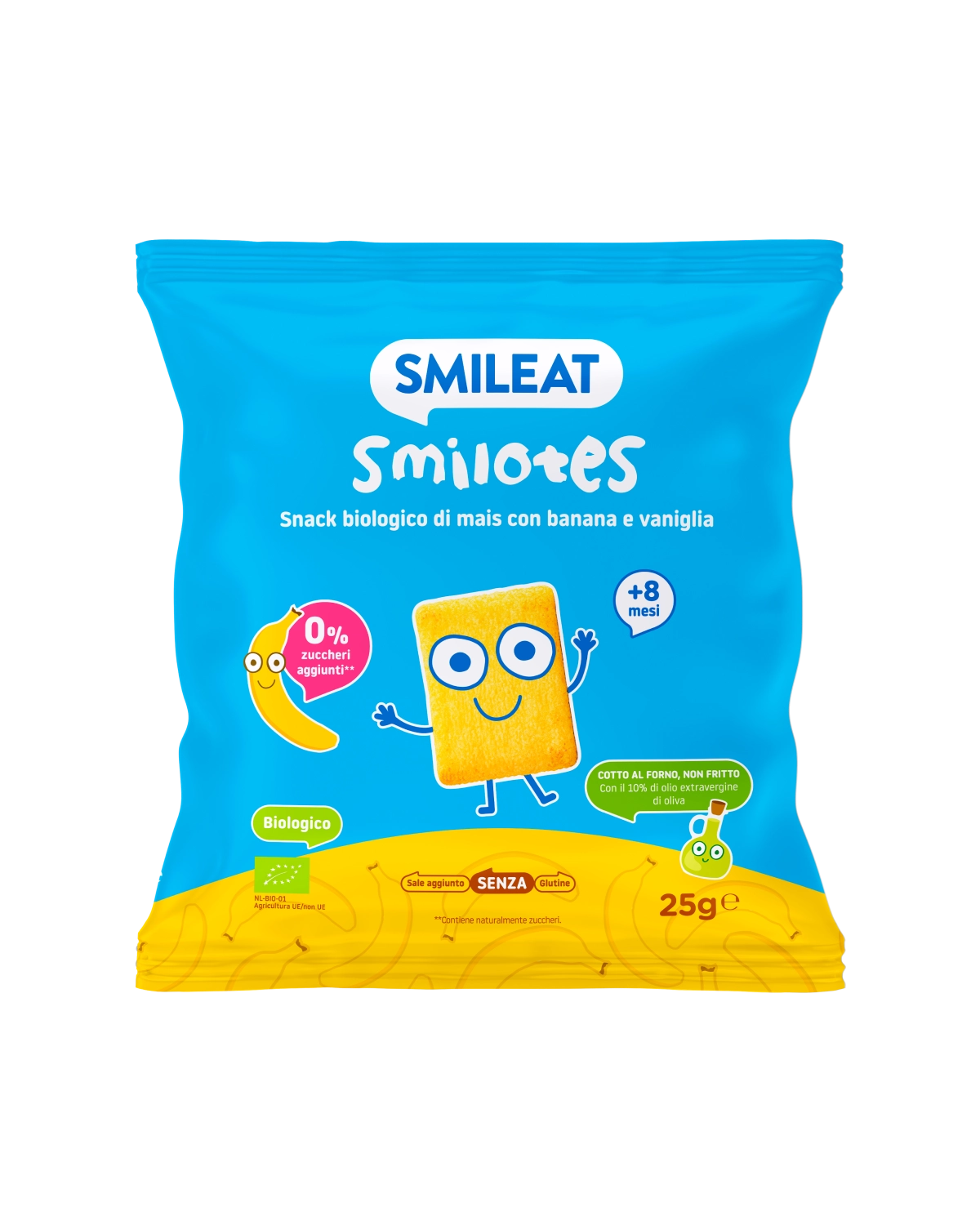 Smilotes Mais con Banana e Vaniglia 25gr