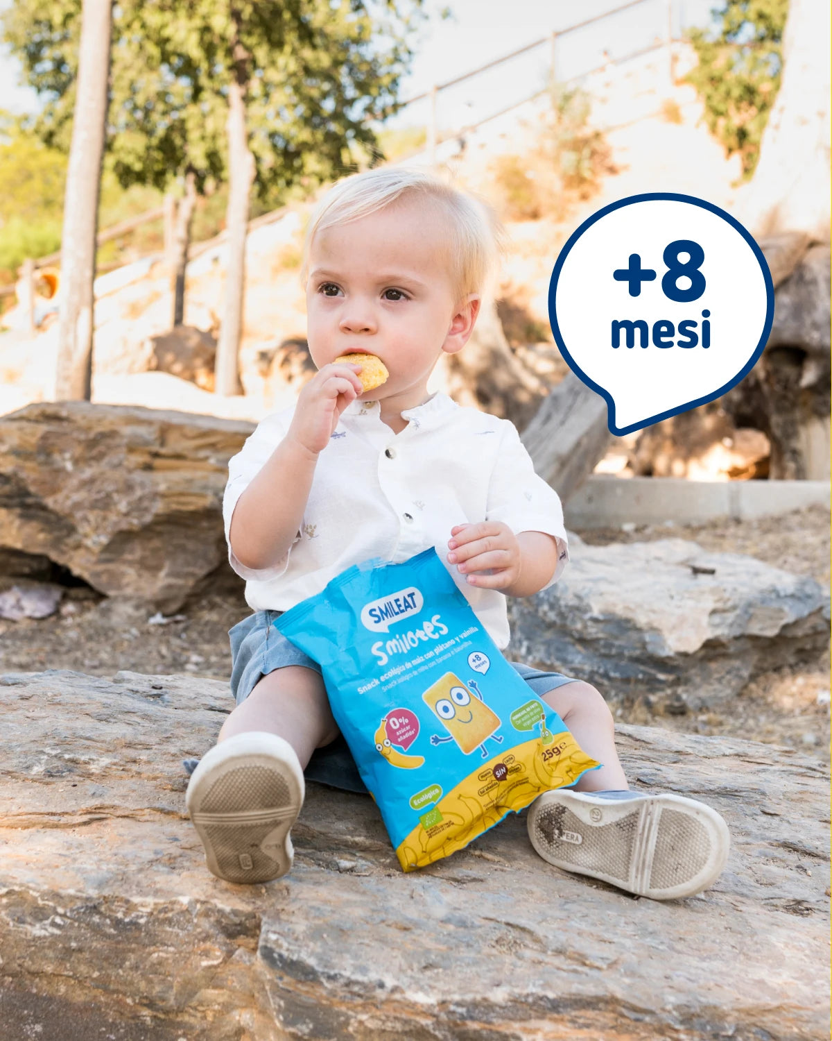Smilotes Mais con Banana e Vaniglia 25gr