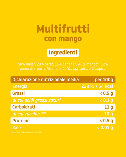Frutta assortita con mango 130g