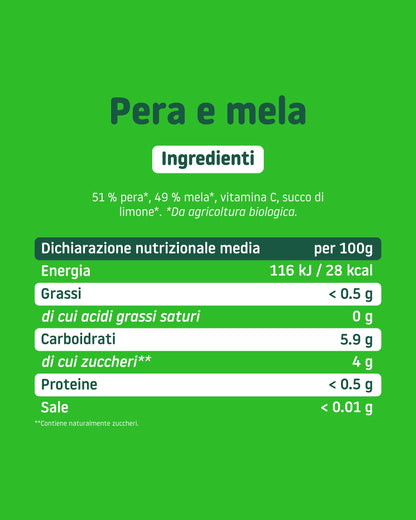 Pera e mela 130g